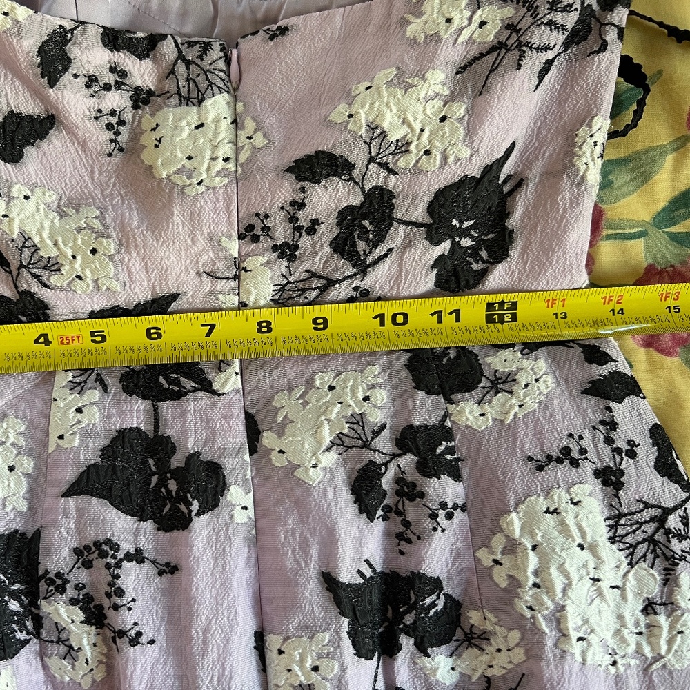 Monique Lhuillier Floral Jacquard Midi Dress - Picture 15 of 16